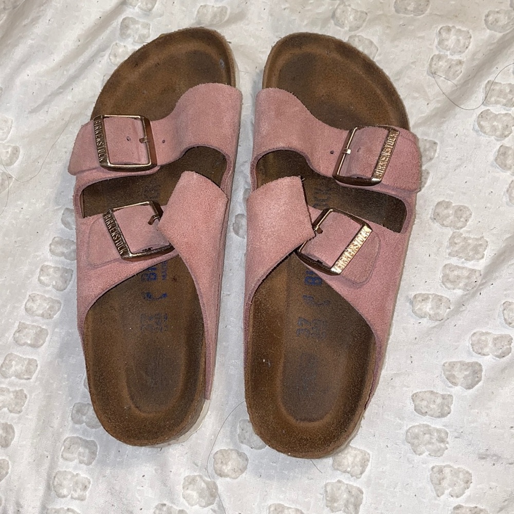 Rose Gold Pink Birkenstock’s
